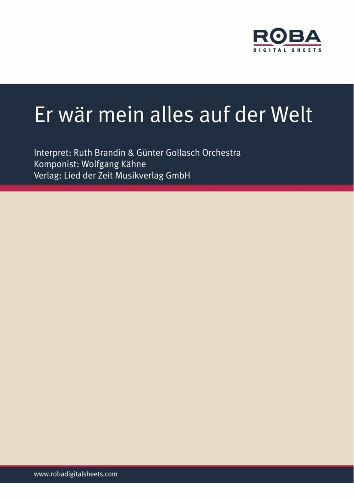 Er wär mein alles auf der Welt main product photo