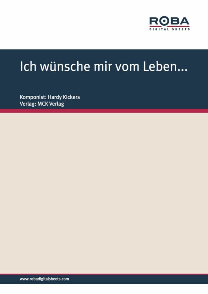 Ich wünsche mir vom Leben... main product photo