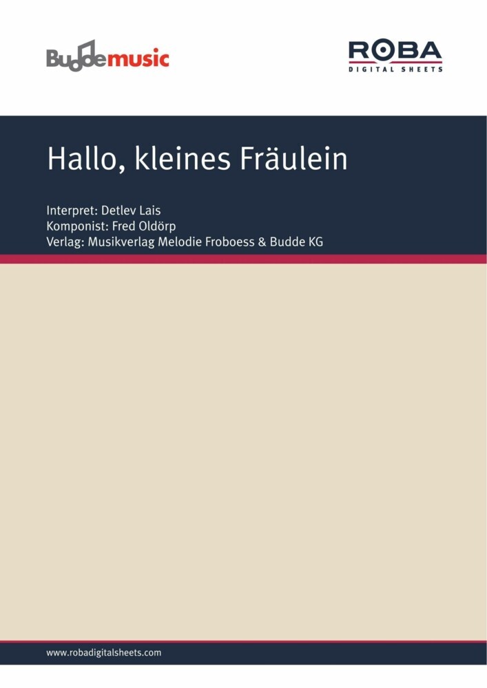 Hallo, kleines Fräulein main product photo