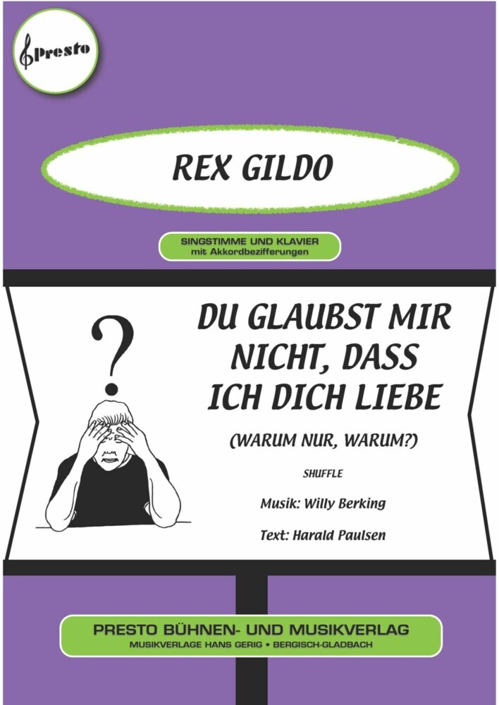 Du glaubst mir nicht, dass ich dich liebe main product photo