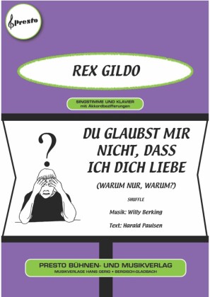 Du glaubst mir nicht, dass ich dich liebe