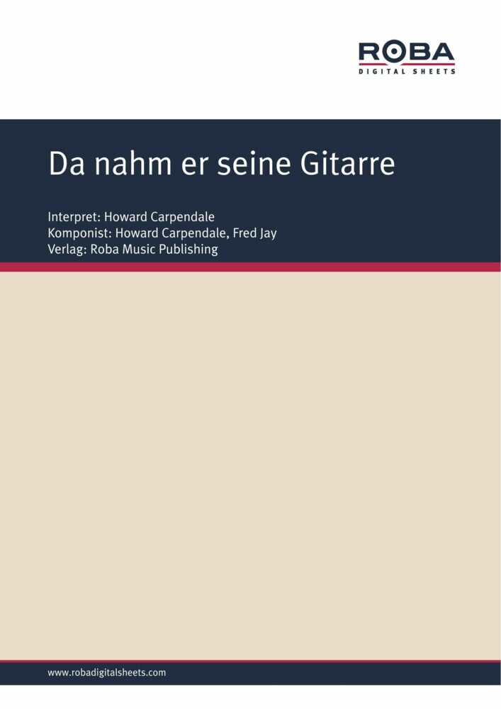 Da nahm er seine Gitarre main product photo