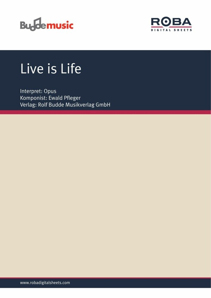 Live is Life main product photo