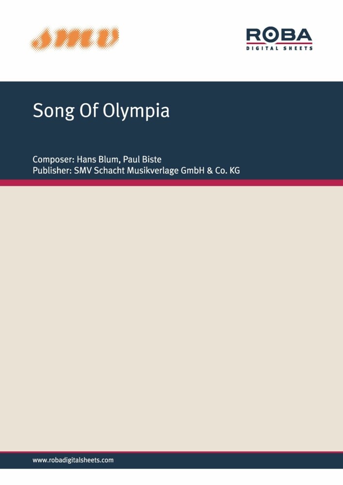 Song Of Olympia main product photo