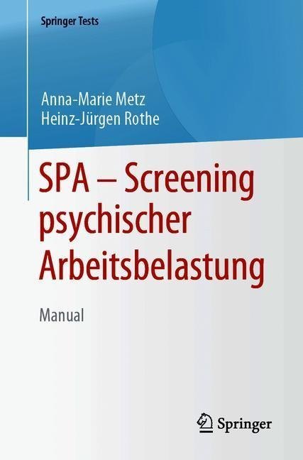 SPA - Screening psychischer Arbeitsbelastung main product photo