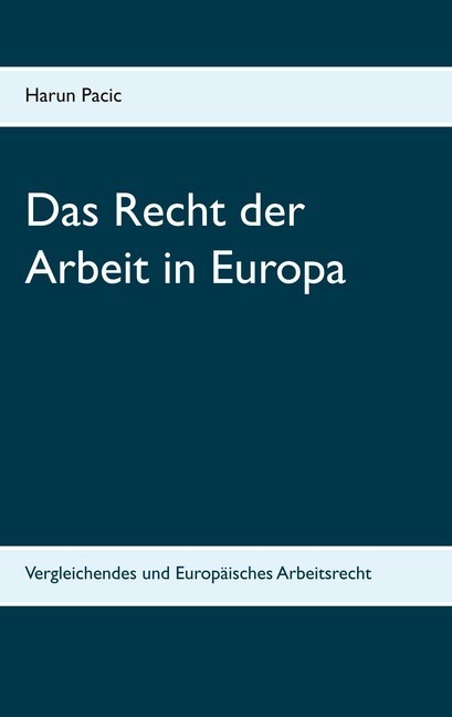 Das Recht der Arbeit in Europa main product photo