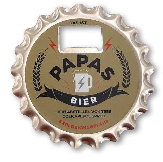Bieröffner/Untersetzer mit Magnet - "Das ist Papas Bier" main product photo