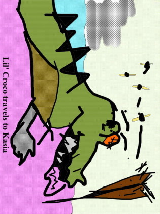 Lil&apos; Croco travels to Kasia