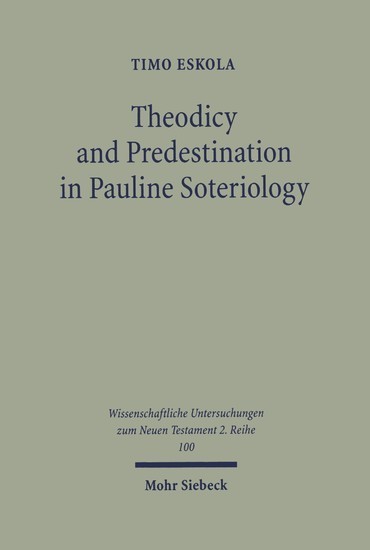 Theodicy and Predestination in Pauline Soteriology main product photo