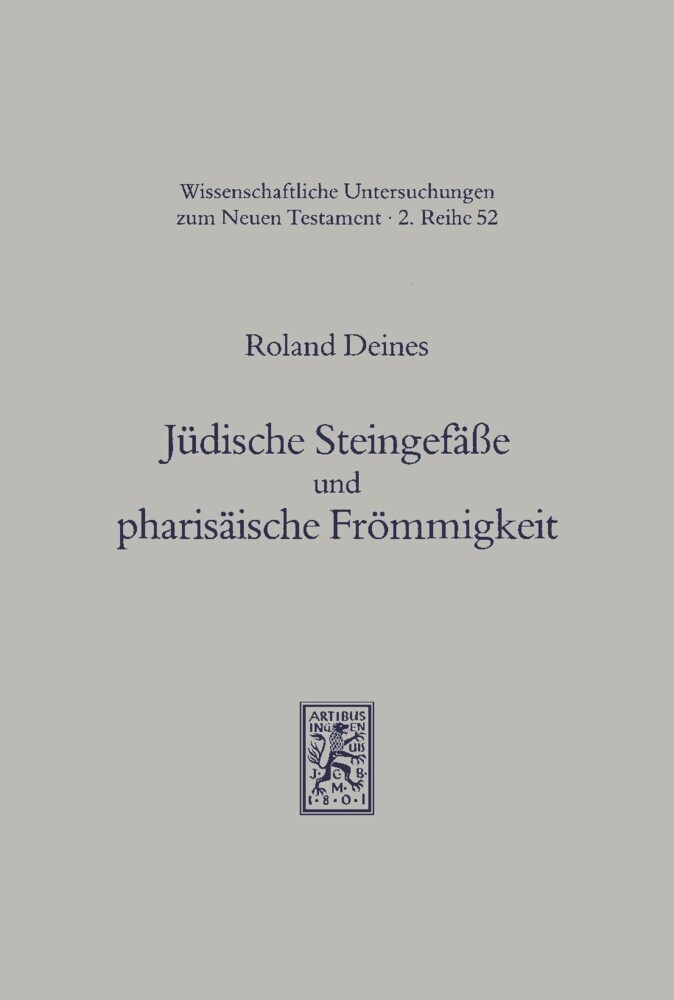 Jüdische Steingefäße und pharisäische Frömmigkeit main product photo