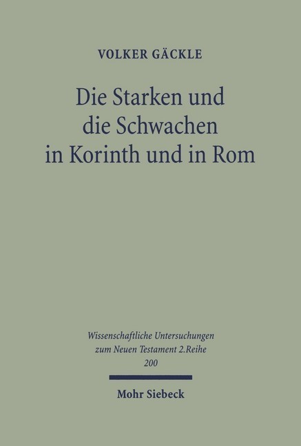 Die Starken und die Schwachen in Korinth und in Rom main product photo