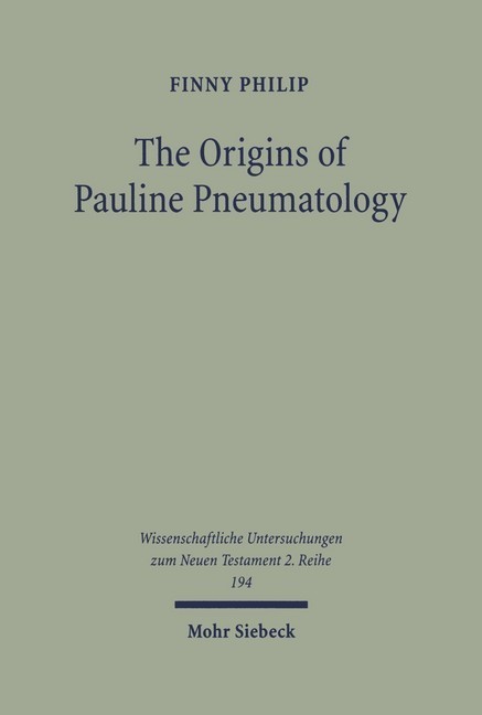 The Origins of Pauline Pneumatology main product photo