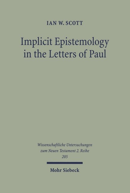 Implicit Epistemology in the Letters of Paul main product photo