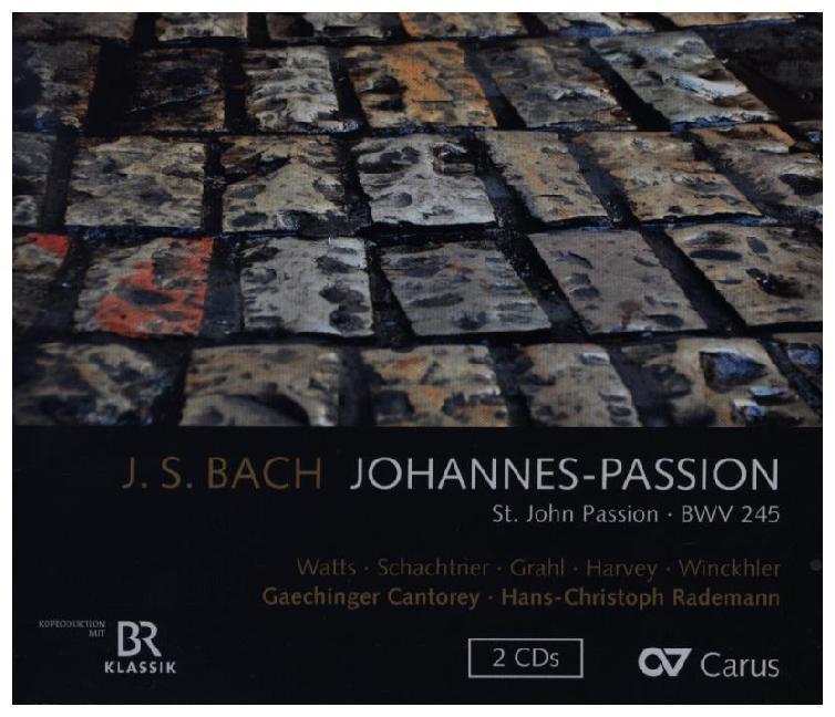 Johannes-Passion BWV 245, 2 Audio-CDs main product photo