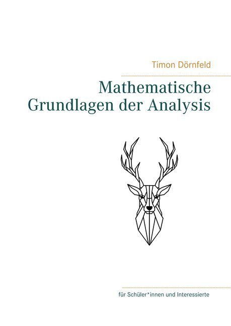 Mathematische Grundlagen der Analysis main product photo