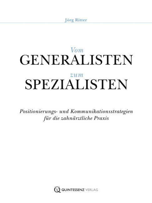 Vom Generalisten zum Spezialisten main product photo