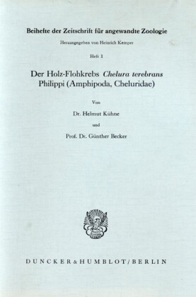 Der Holz-Flohkrebs Chelura terebrans Philippi (Amphipoda, Cheluridae).