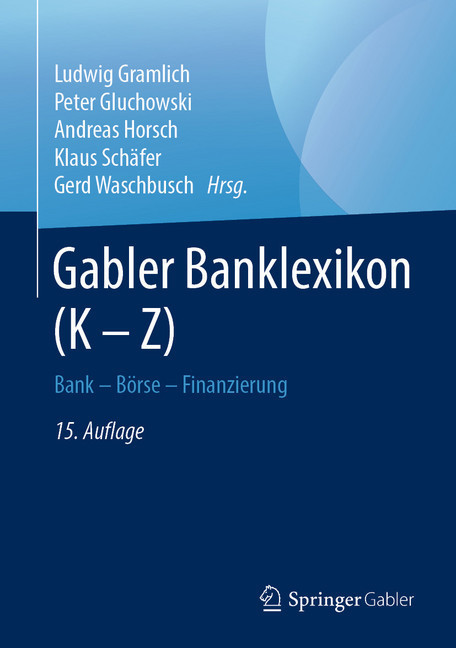 Gabler Banklexikon (K - Z) main product photo