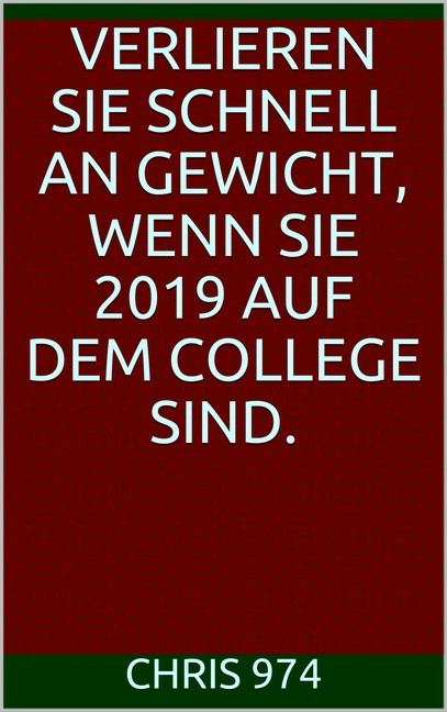 Verlieren Sie schnell an Gewicht, wenn Sie 2019 auf dem College sind. main product photo