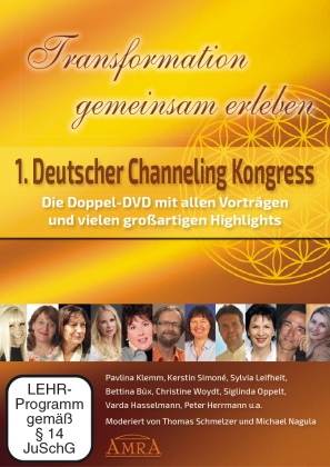 TRANSFORMATION GEMEINSAM ERLEBEN. Bühnenauftritte von Pavlina Klemm, Kerstin Simoné, Christine Woydt, Bettina Büx, Siglinda Oppelt, Varda Hasselmann u.a.: Die Doppel-DVD mit Channelings, Vorträgen, Talks und vielen großartigen Highlights (6 Std. 26 Min.),
