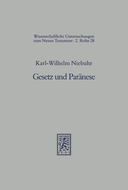 Gesetz und Paränese main product photo