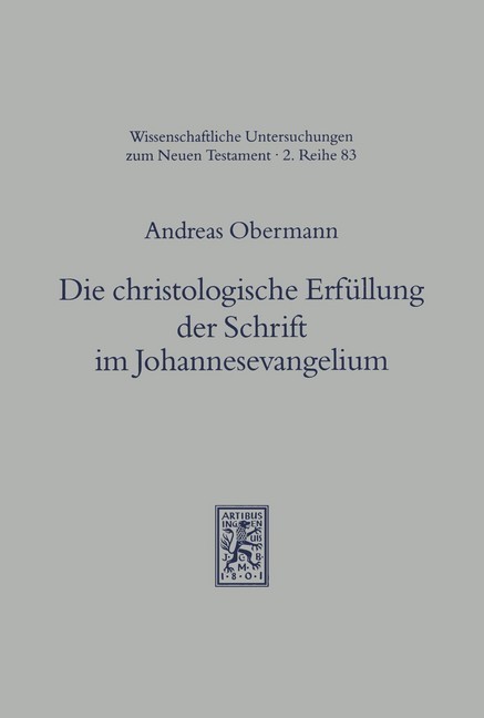 Die christologische Erfüllung der Schrift im Johannesevangelium main product photo