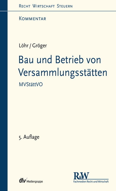 Bau und Betrieb von Versammlungsstätten main product photo