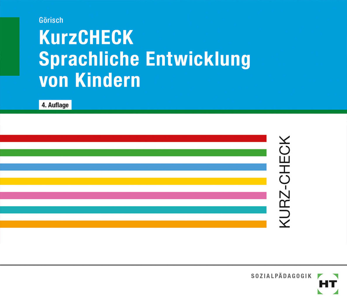 eBook inside: Buch und eBook KurzCHECK Sprachliche Entwicklung von Kindern, m. 1 Buch, m. 1 Online-Zugang main product photo