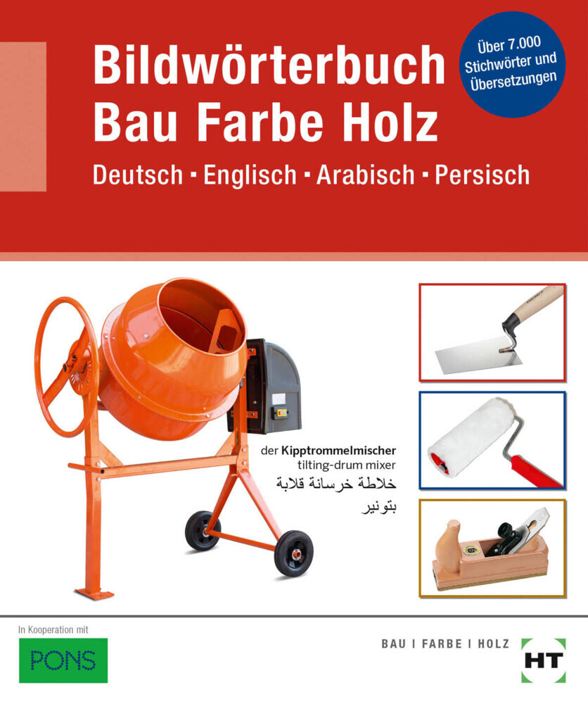 eBook inside: Buch und eBook Bildwörterbuch Bau Farbe Holz, m. 1 Buch, m. 1 Online-Zugang main product photo