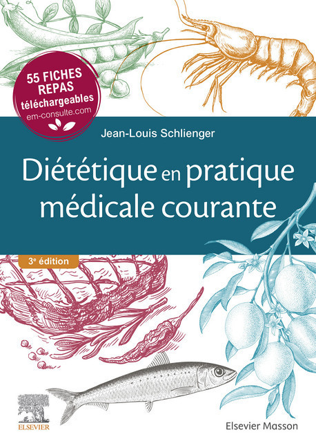 Diététique en pratique médicale courante main product photo
