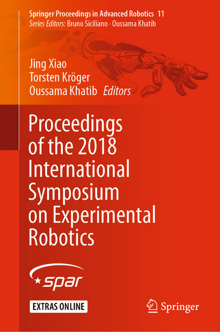 Proceedings of the 2018 International Symposium on Experimental Robotics main product photo