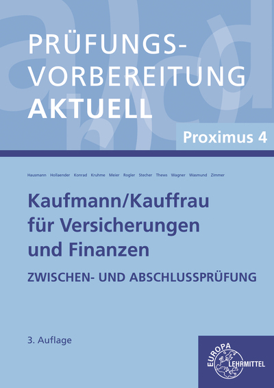 Prüfungsvorbereitung aktuell - Kaufmann/-frau für Versicherungen und Finanzen main product photo