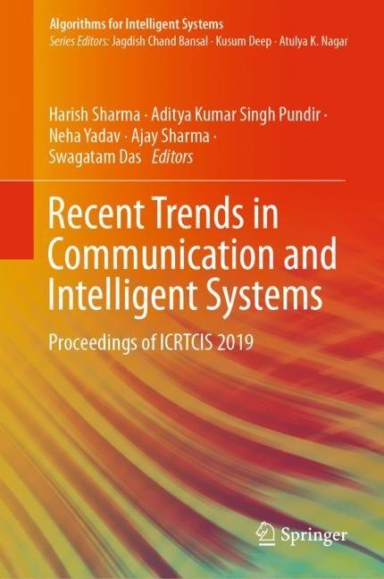 Recent Trends in Communication and Intelligent Systems main product photo