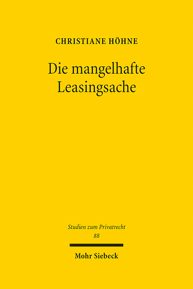 Die mangelhafte Leasingsache main product photo