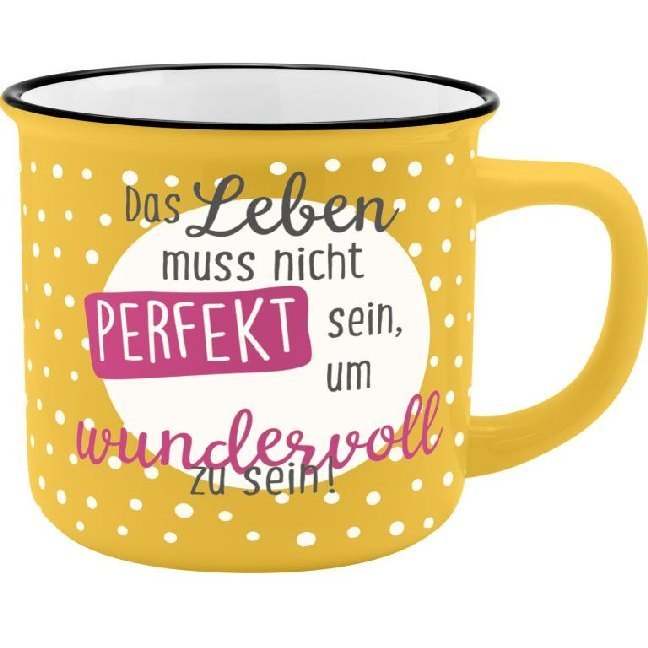 Becher "Das Leben muss nicht perfekt sein, um wundervoll zu sein!" main product photo