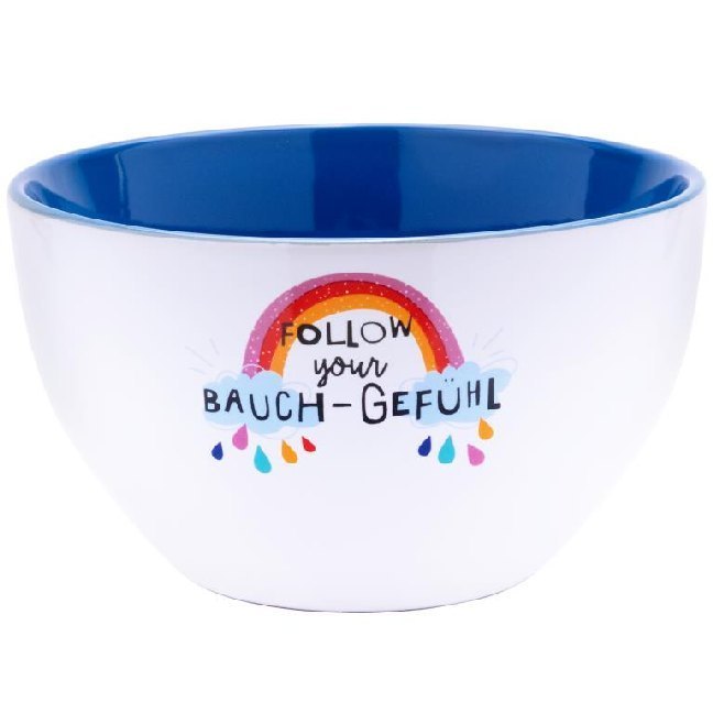 Schale Regenbogen "Follow your Bauch-Gefühl" main product photo