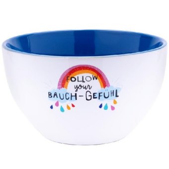 Schale Regenbogen "Follow your Bauch-Gefühl"
