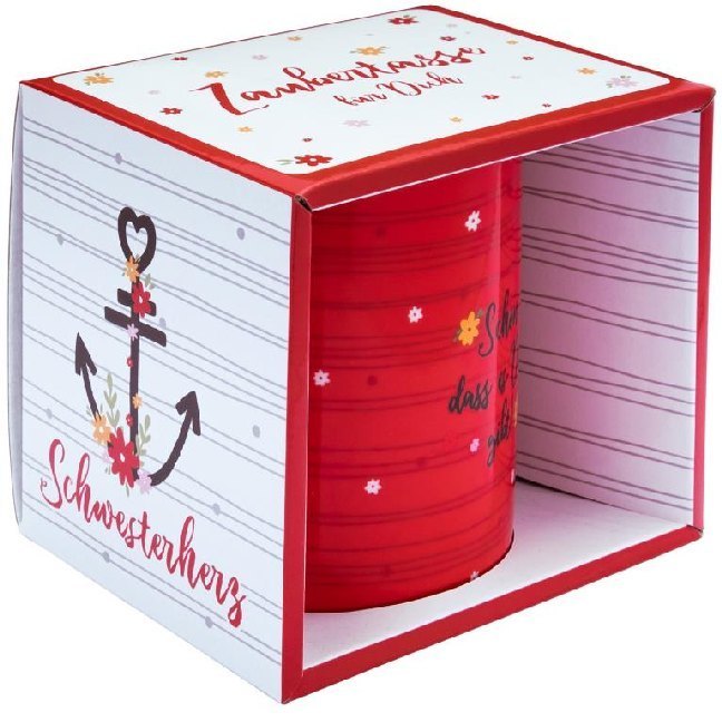 Zaubertasse "Schwesterherz - Schön dass es Dich gibt!" main product photo