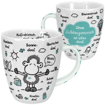 Tasse "Ohne Lieblingsmensch ist alles doof."