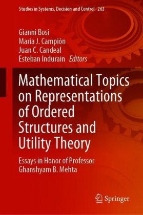 Mathematical Topics on Representations of Ordered Structures and Utility Theory