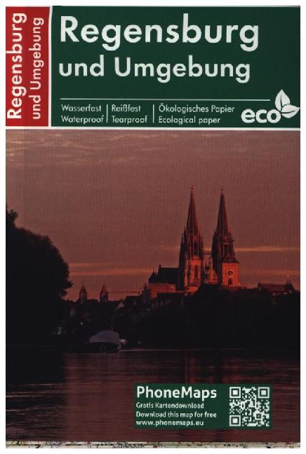 Regensburg und Umgebung, Wander- Radkarte 1 : 50 000 main product photo