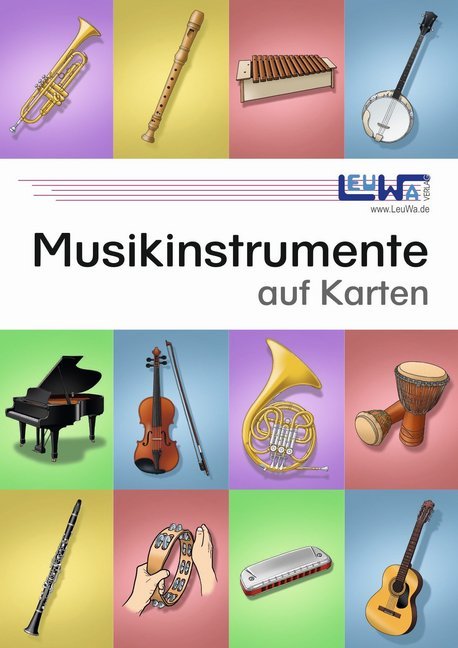 Musikinstrumente auf Karten main product photo