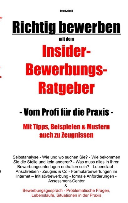 Richtig bewerben Insider-Bewerbungs-Ratgeber main product photo