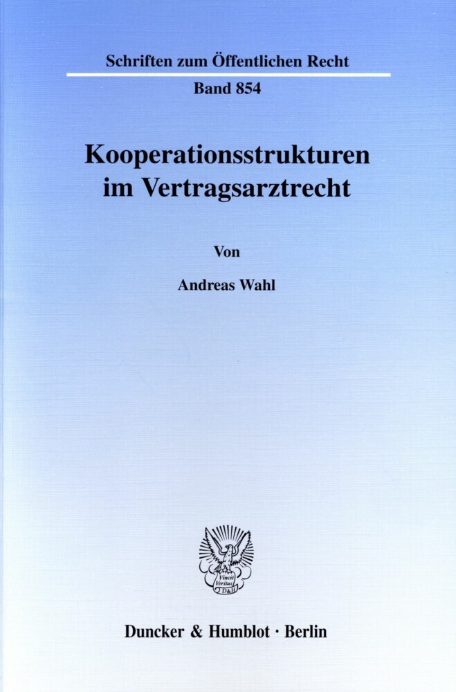 Kooperationsstrukturen im Vertragsarztrecht. main product photo