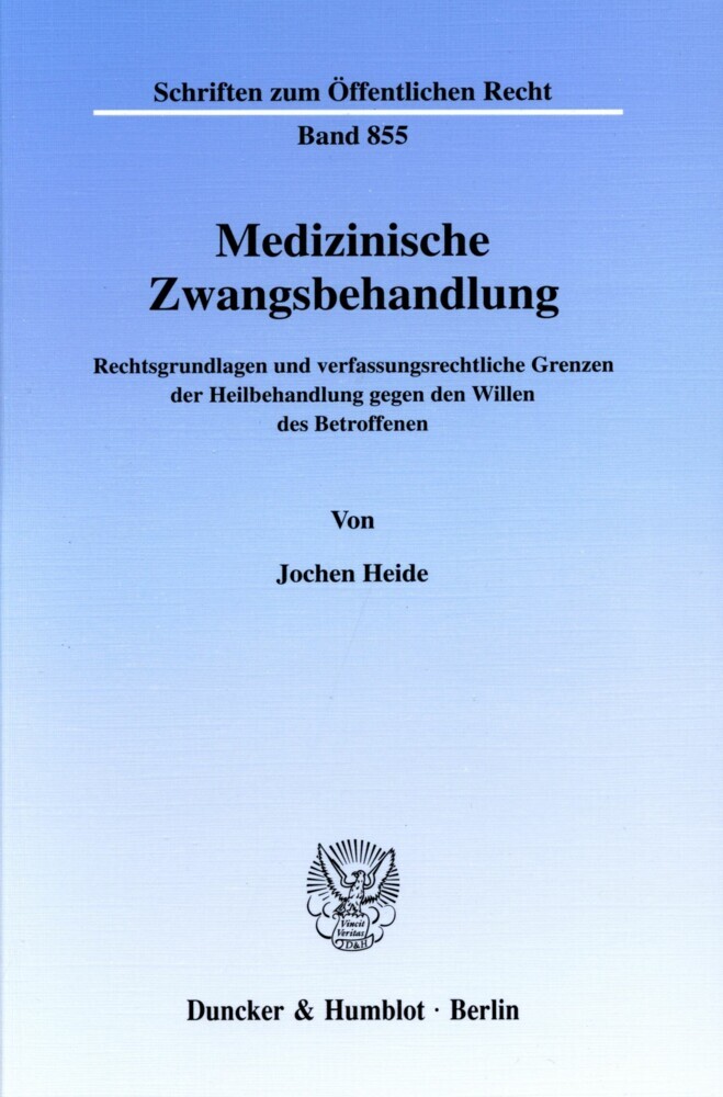 Medizinische Zwangsbehandlung. main product photo