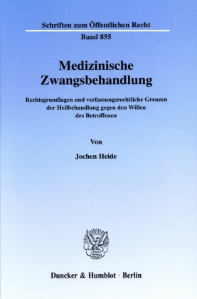 Medizinische Zwangsbehandlung.