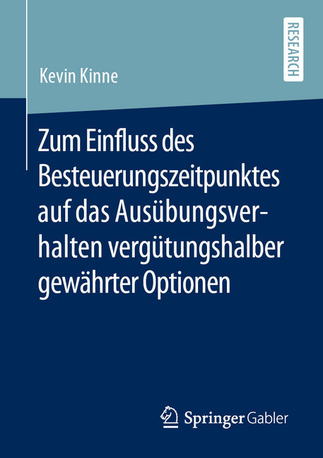 Zum Einfluss des Besteuerungszeitpunktes auf das Ausübungsverhalten vergütungshalber gewährter Optionen main product photo
