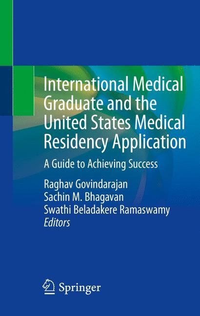 International Medical Graduate and the United States Medical Residency Application main product photo