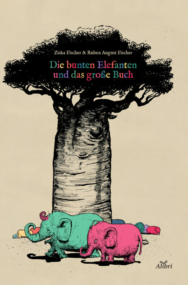 Die bunten Elefanten und das große Buch main product photo
