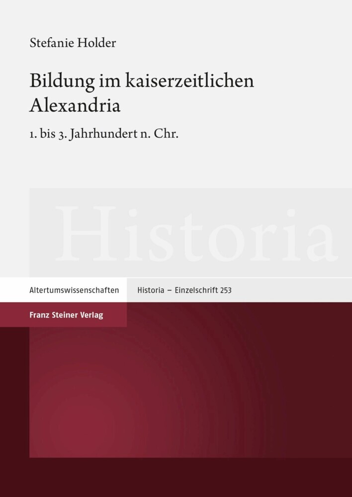 Bildung im kaiserzeitlichen Alexandria main product photo